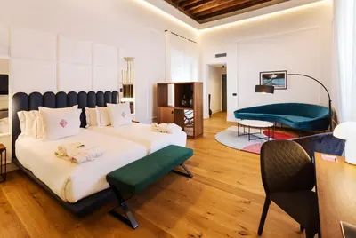Cama o camas de una habitación en One Shot Conde Torrejón