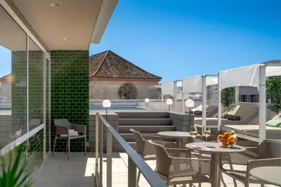 Zona de estar de Ópera Apartments Alameda