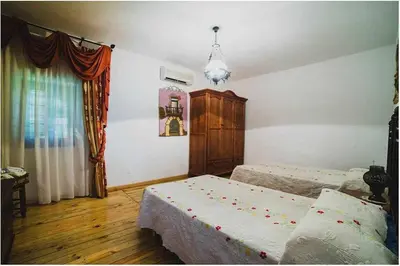 Cama o camas de una habitación en Cortijo Rural Español ¡Ideal para desconectar!
