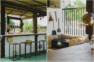 Un balcón o terraza de Cortijo Rural Español ¡Ideal para desconectar!