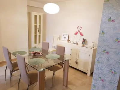 Una cocina o zona de cocina en Dúplex Palacio del Vizconde