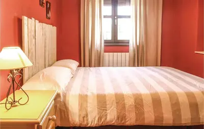 Cama o camas de una habitación en Stunning Home In Villanueva Del Duque