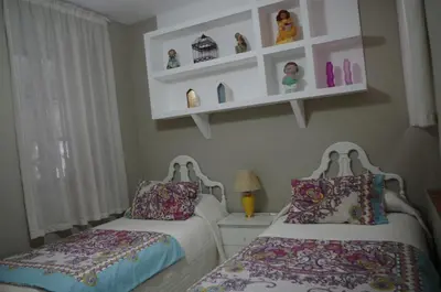 Cama o camas de una habitación en Alojamiento casa típica de Córdoba