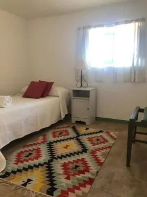 Cama o camas de una habitación en Casa del Almezo