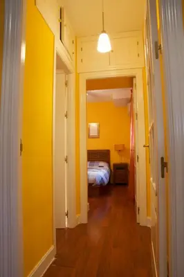 Cama o camas de una habitación en Apartamento San Benito C