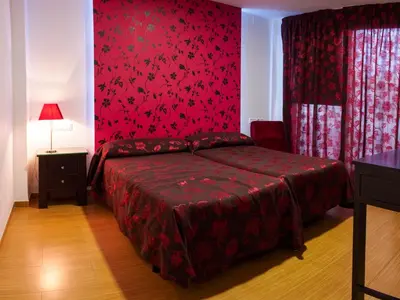 Cama o camas de una habitación en Noriega