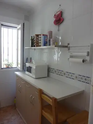 Una cocina o zona de cocina en Romantic flat near the mosque