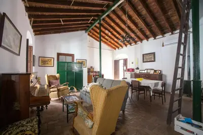 Zona de estar de La Casa del Cura 1935