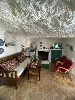 Zona de estar de Cueva El Madrono