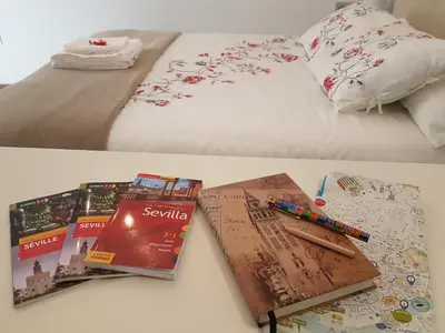 Cama o camas de una habitación en Las llaves de San Pedro