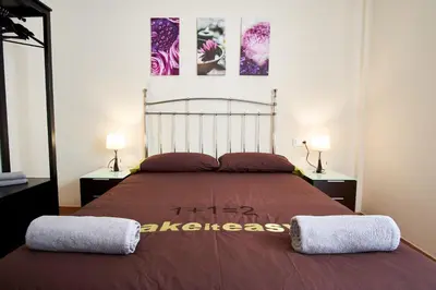 Cama o camas de una habitación en Resolana City Walls