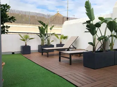 Jardín al aire libre en Home in Seville V33-B