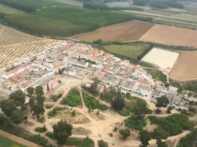 La Choza de Trasmulas a vista de pájaro