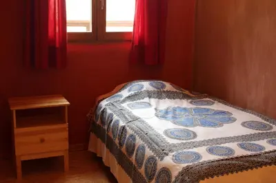 Cama o camas de una habitación en La Choza de Trasmulas