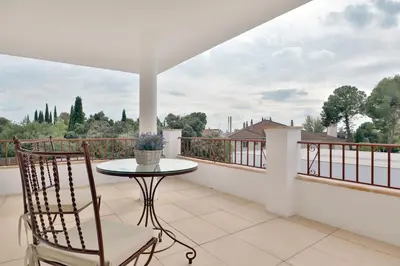 Un balcón o terraza de Hacienda El Brillante