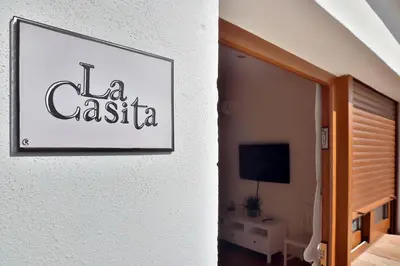 Una televisión o centro de entretenimiento en Hacienda El Brillante