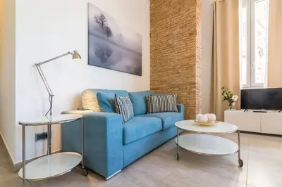 Zona de estar de Apartamentos Tendillas