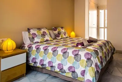 Cama o camas de una habitación en DescubreHome Sol Town Center Private Terrace