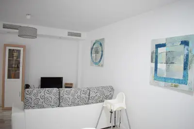 Una televisión o centro de entretenimiento en Wallada Damasco