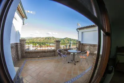 Un balcón o terraza de Apartamento Los Arcos