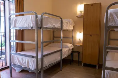 Cama o camas de una habitación en Puerta de la Luna