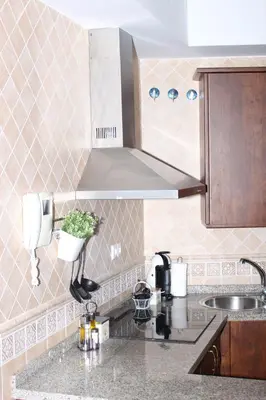 Una cocina o zona de cocina en El Capricho de San Fernando, Consigna gratis y Parking a 200mts