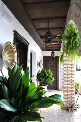Jardín al aire libre en Suites La Posada De Pilar