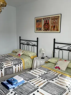 Cama o camas de una habitación en Casa de la Cañada - piso completo