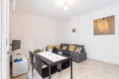 Zona de estar de Maravilloso dúplex en Sevilla Escoberos