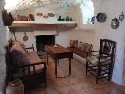 Zona de estar de Cueva El Parral