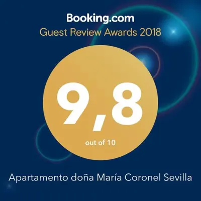 Certificado, premio, señal o documento que está expuesto en Apartamento doña María Coronel Sevilla