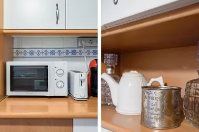 Una cocina o zona de cocina en Casa San Martín Sevilla