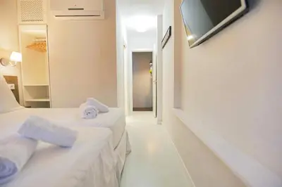 Cama o camas de una habitación en Casa con Terraza San Fernando