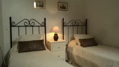 Cama o camas de una habitación en La Cartuja de Cazalla