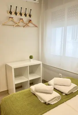 Cama o camas de una habitación en La Casa de la Muralla