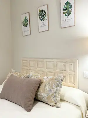 Cama o camas de una habitación en La Casa de la Muralla
