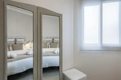 Cama o camas de una habitación en Apartamento Centro, Calle Imagen