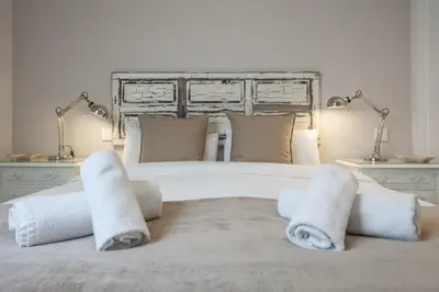 Cama o camas de una habitación en Apartamento Centro, Calle Imagen