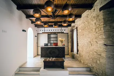 Una cocina o zona de cocina en Patios del Orfebre