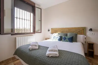 Cama o camas de una habitación en Complejo Rural en Porcuna-Jaén by Málaga Planners