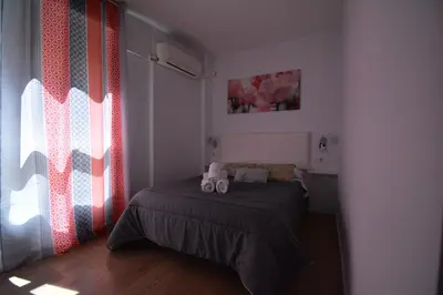 Cama o camas de una habitación en Apartamento Calle Concepción Pleno Centro