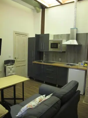 Una cocina o zona de cocina en The Green Balcony