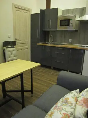 Una cocina o zona de cocina en The Green Balcony