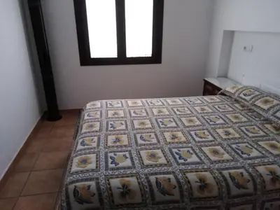 Cama o camas de una habitación en Casas del Madroño