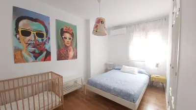 Cama o camas de una habitación en Casa De Los Espejos