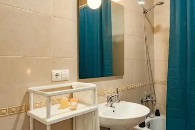 Un baño de Apartamentos San Pedro