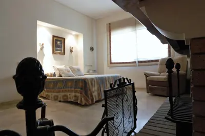 Cama o camas de una habitación en San Francisco Javier