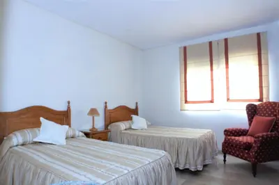 Cama o camas de una habitación en San Francisco Javier