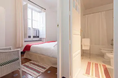 Cama o camas de una habitación en Casa de Tintes