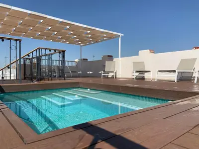 Piscina en o cerca de LN Apartamentos Lanza Piscina Parking disponible